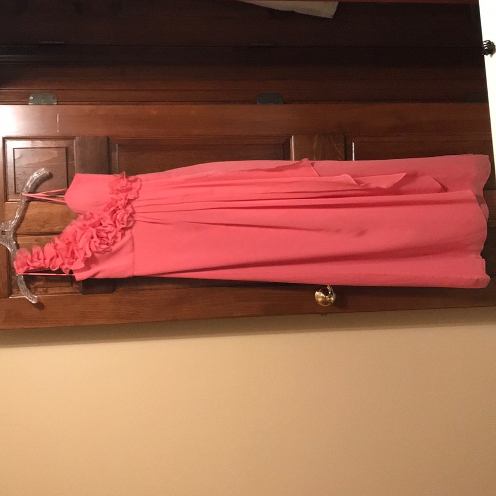 Pink floor length gown